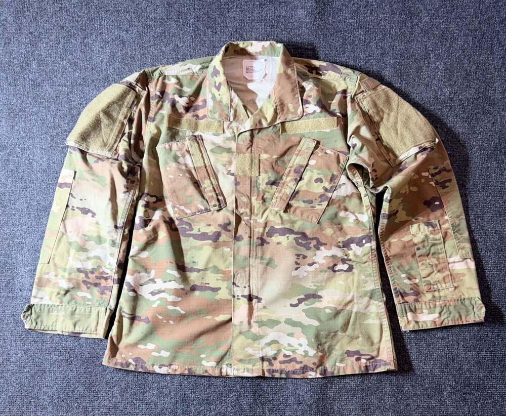 US Army OCP Multicam Combat Uniform Coat Shirt Small Regular Insect Guard